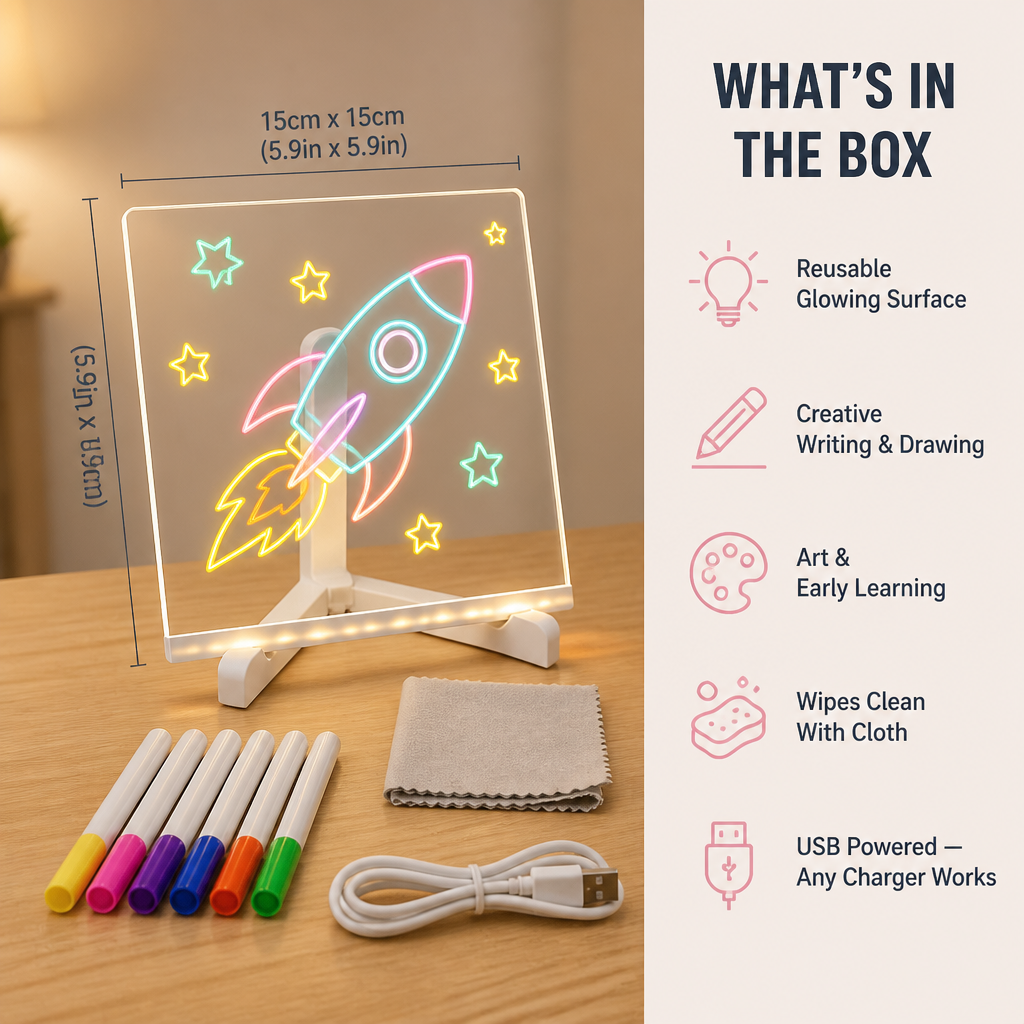 BrillioCanvas™ — Swap Paper Clutter for Hours of Radiant, Screen-Free Fun