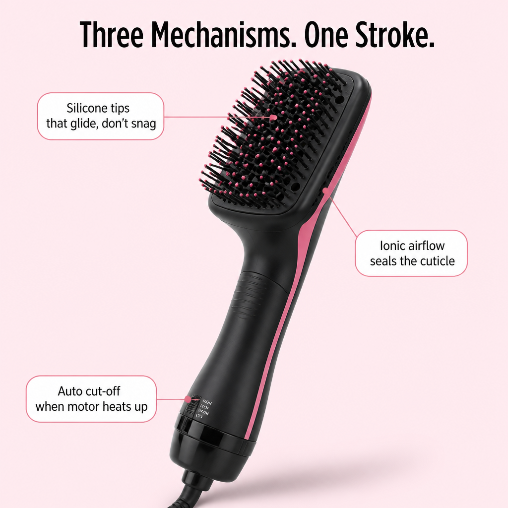 VeloSmooth™ — Slash Your Morning Hair Routine to One Tool, One Stroke