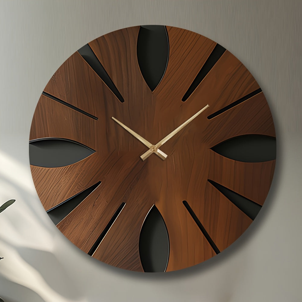 Heritage Charm - Quiet Round Wall Clock for Home Decor