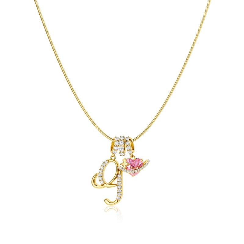 LuminaCharm™ 3-Layer Initial Pendant Necklace — Carry Your Unique Story with Effortless Glam and Confidence