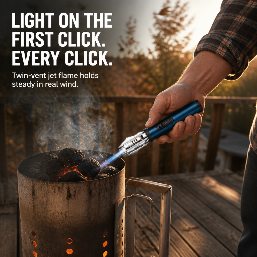 BlazeForce™ — Ignite Anything in All Conditions With a Single Steady Jet Flame
