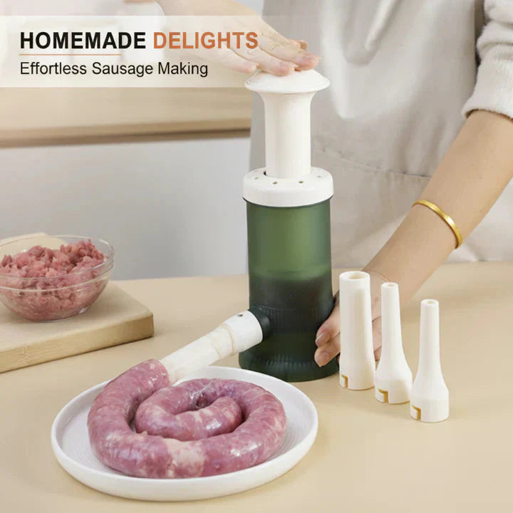 Hand-Powered Sausage Filler – Achieve Uniform Casings Without Power
