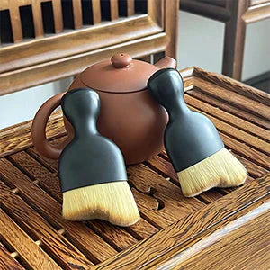 Set of 2 Soft Bristle Brushes for Car Interior Cleaning