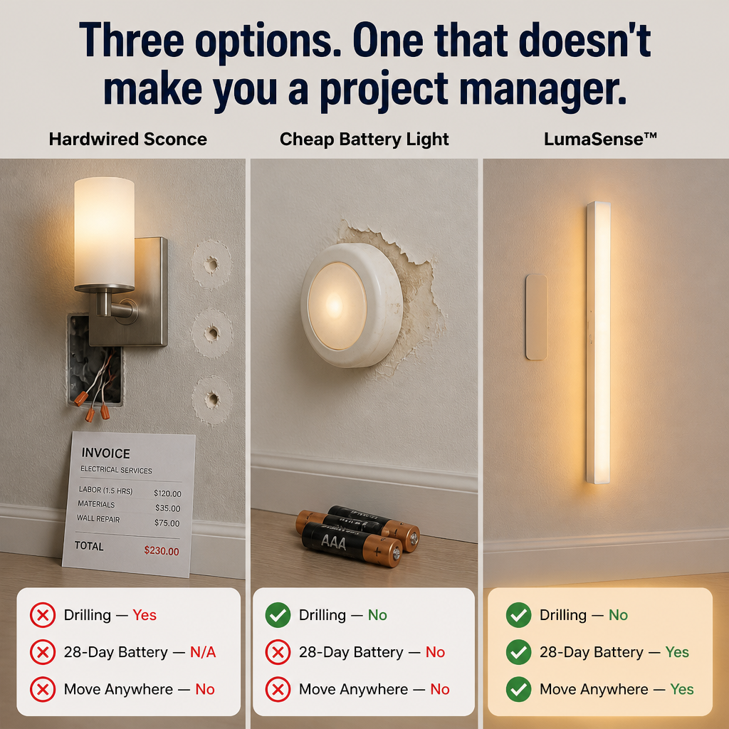 LumaSense™ — Illuminate Each Midnight Step Without Disturbing the Home