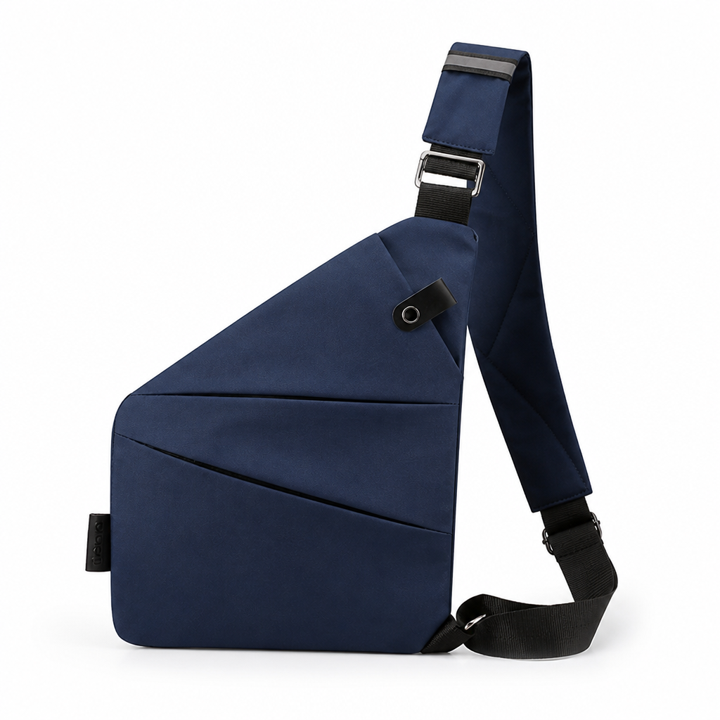 Cut-Resistant Strap & RFID-Blocking Pocket Crossbody Bag
