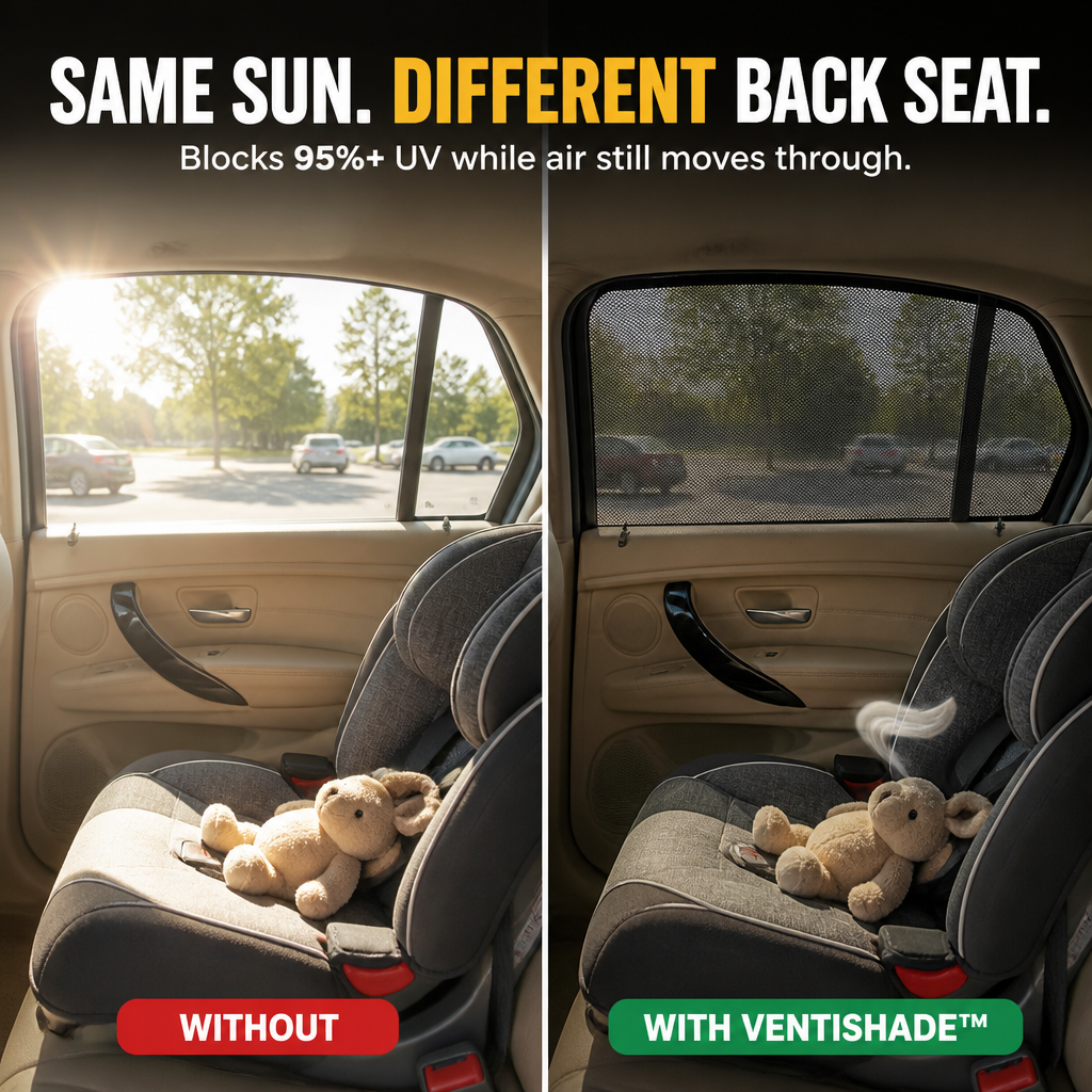 VentiShade™ — Slip on the Door, Block Sunlight, Let the Breeze In