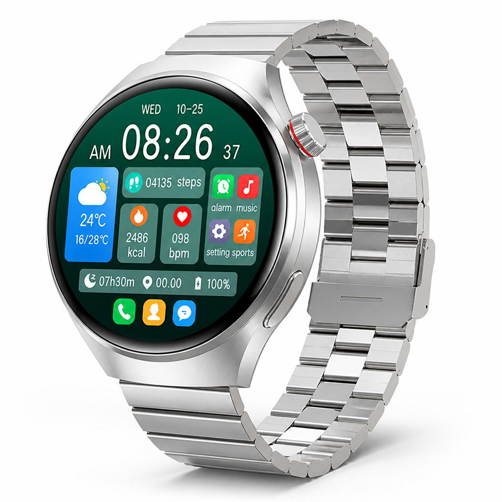 AMOLED HD EKG Smartwatch (GPS & Bluetooth Calling)