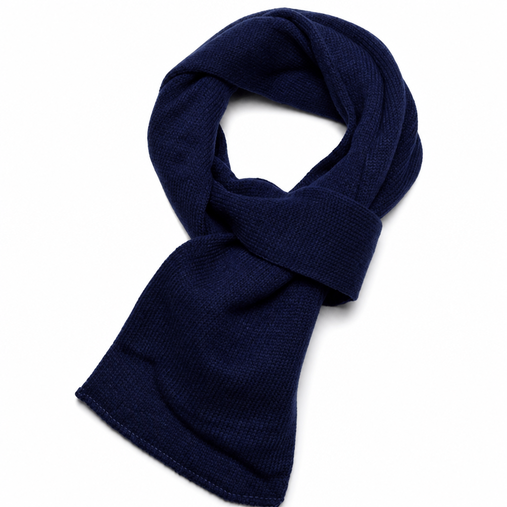 Double-Layer Soft Acrylic Scarf (Men's)