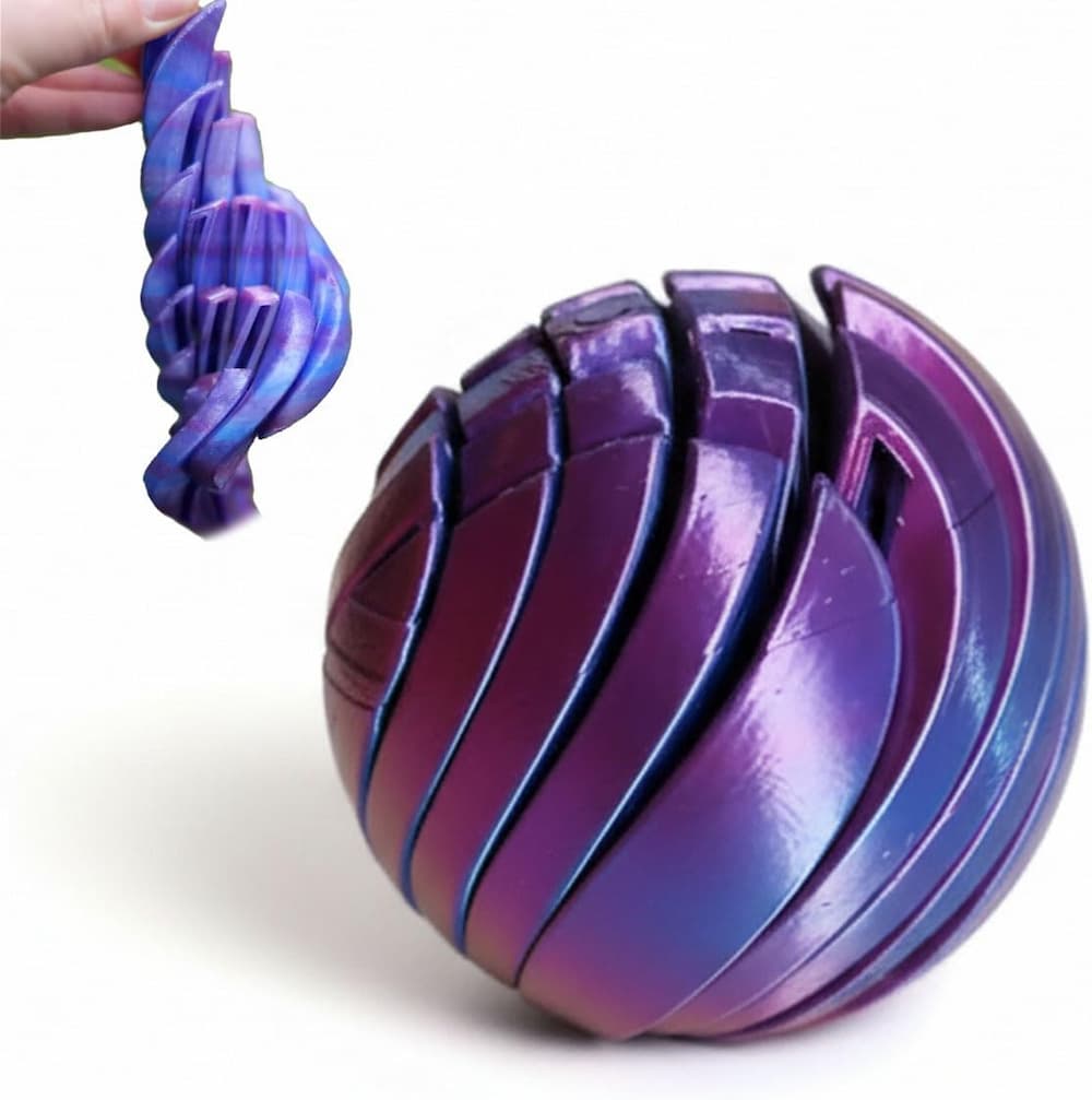 Spiral Textured Stress Relief Ball