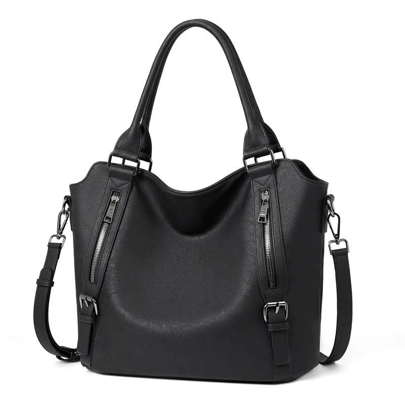 Adjustable Shoulder Strap PU Leather Crossbody Bag