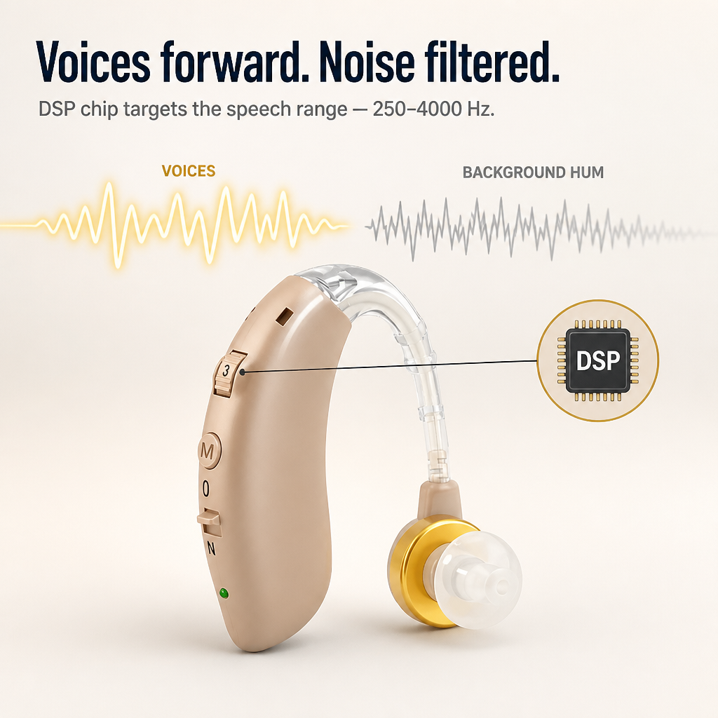 SilverSonic™ — Hear Every Word at the Dinner Table Without Raising the TV Volume