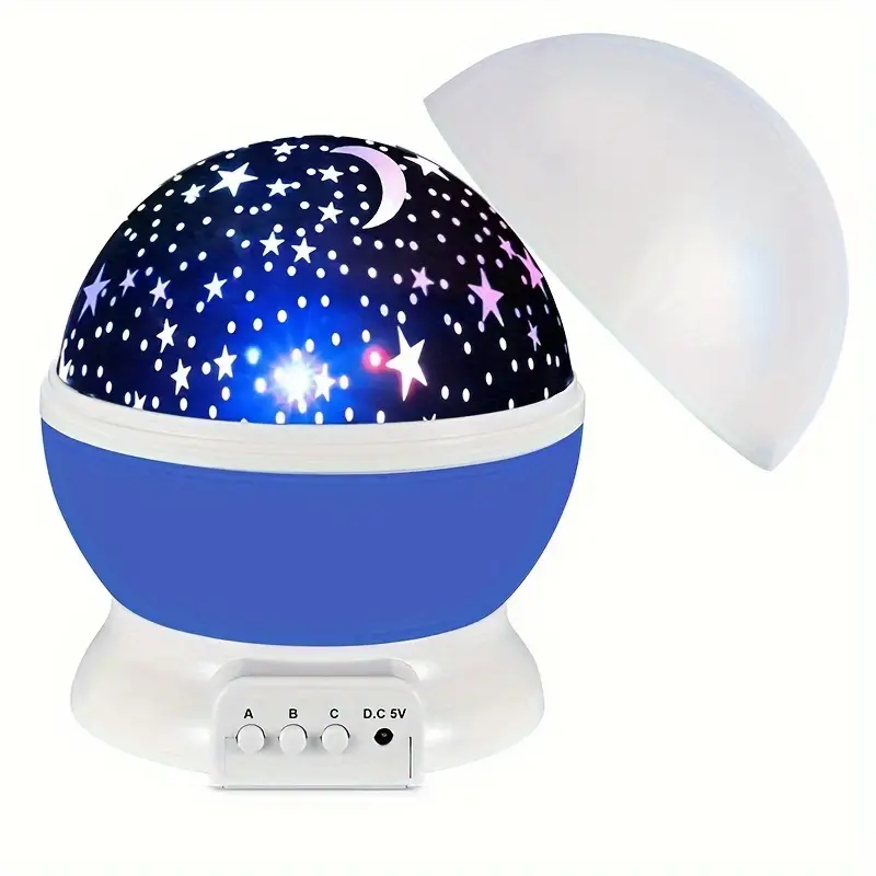 Night Light Projector for Relaxation with Sky Images and Music