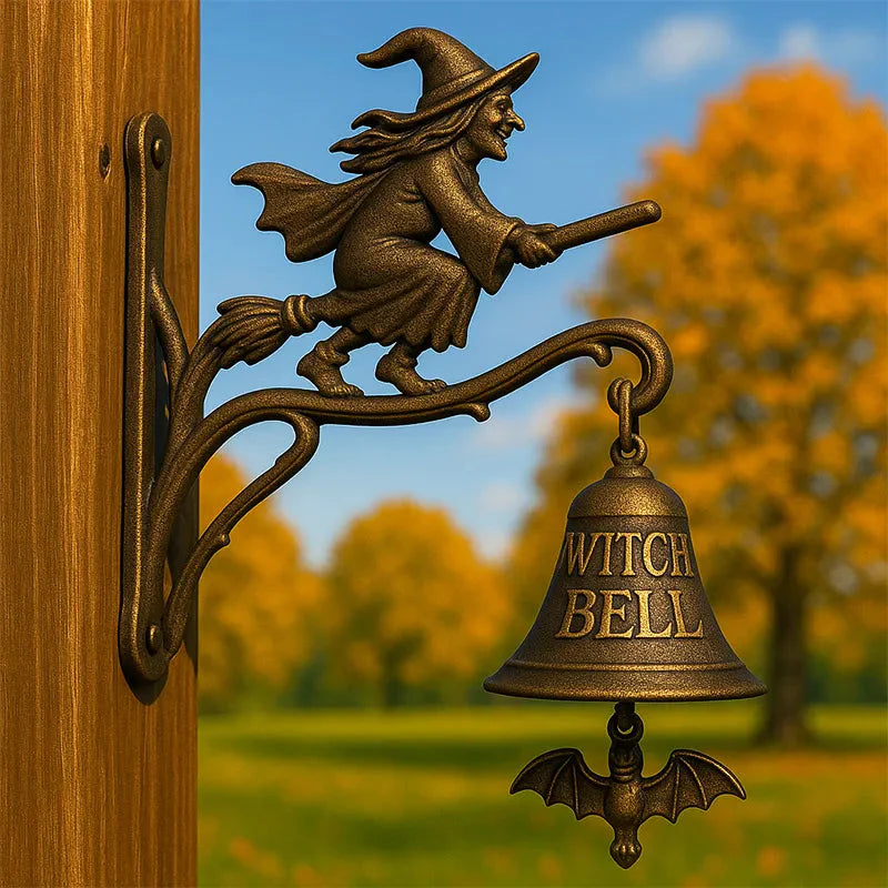 Decorative Doorbell with Wall Mount – Witch Bell Design