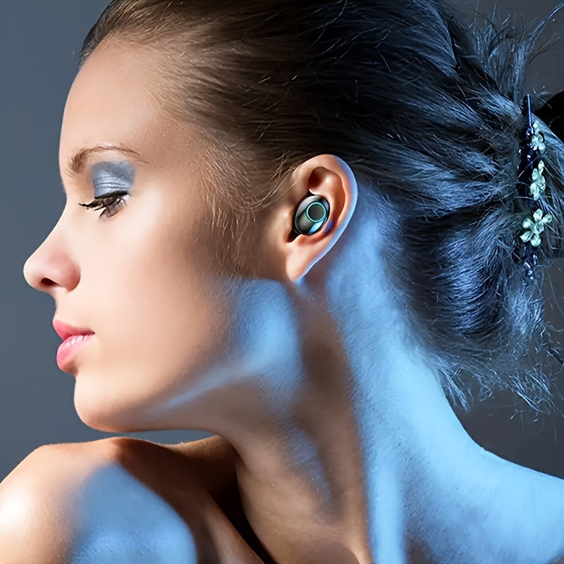 In-Ear Bluetooth Earbuds with LED Charging Box