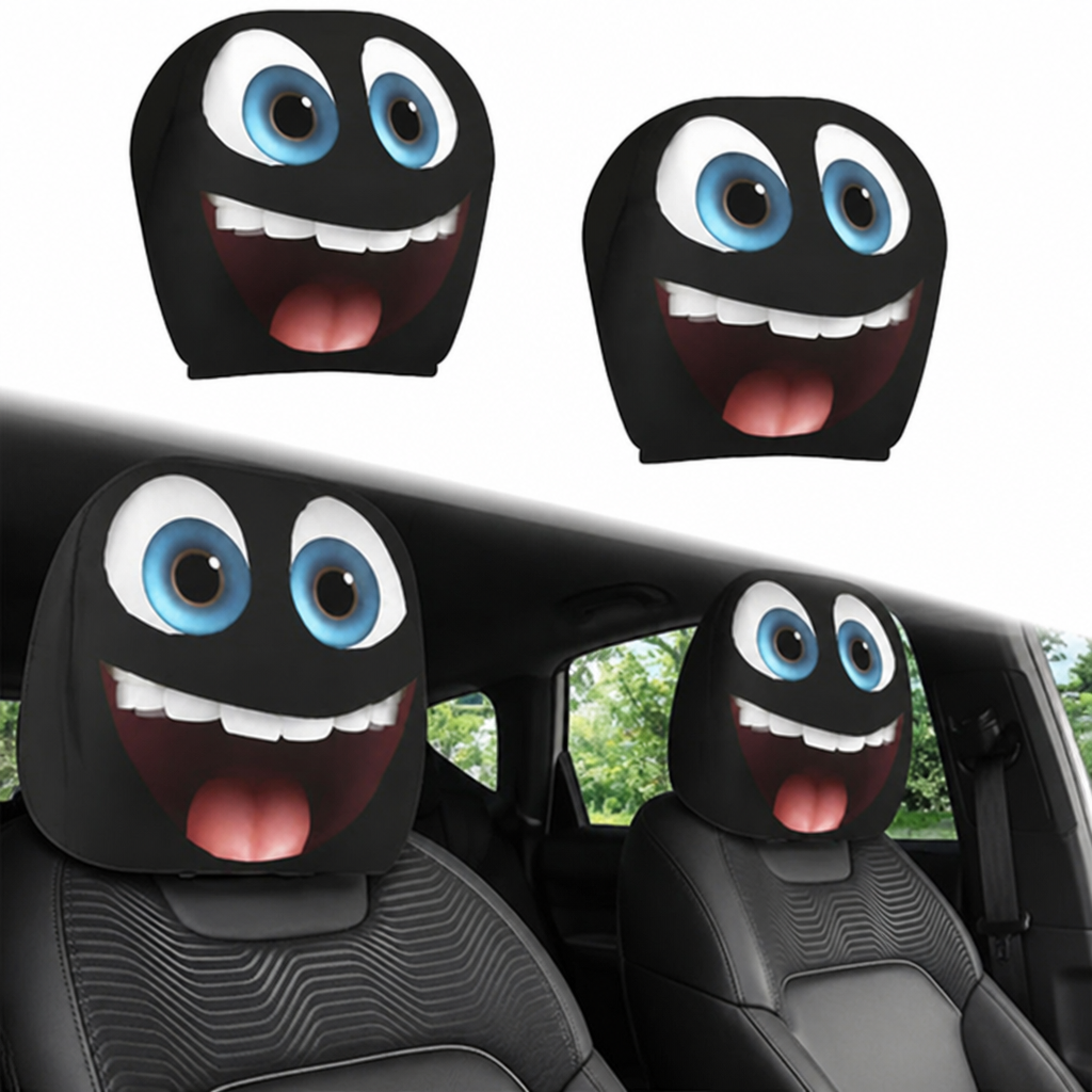 LumaPop™ Cartoon Headrest Covers — Turn Every Drive Into a Joyful, Smile-Packed Adventure