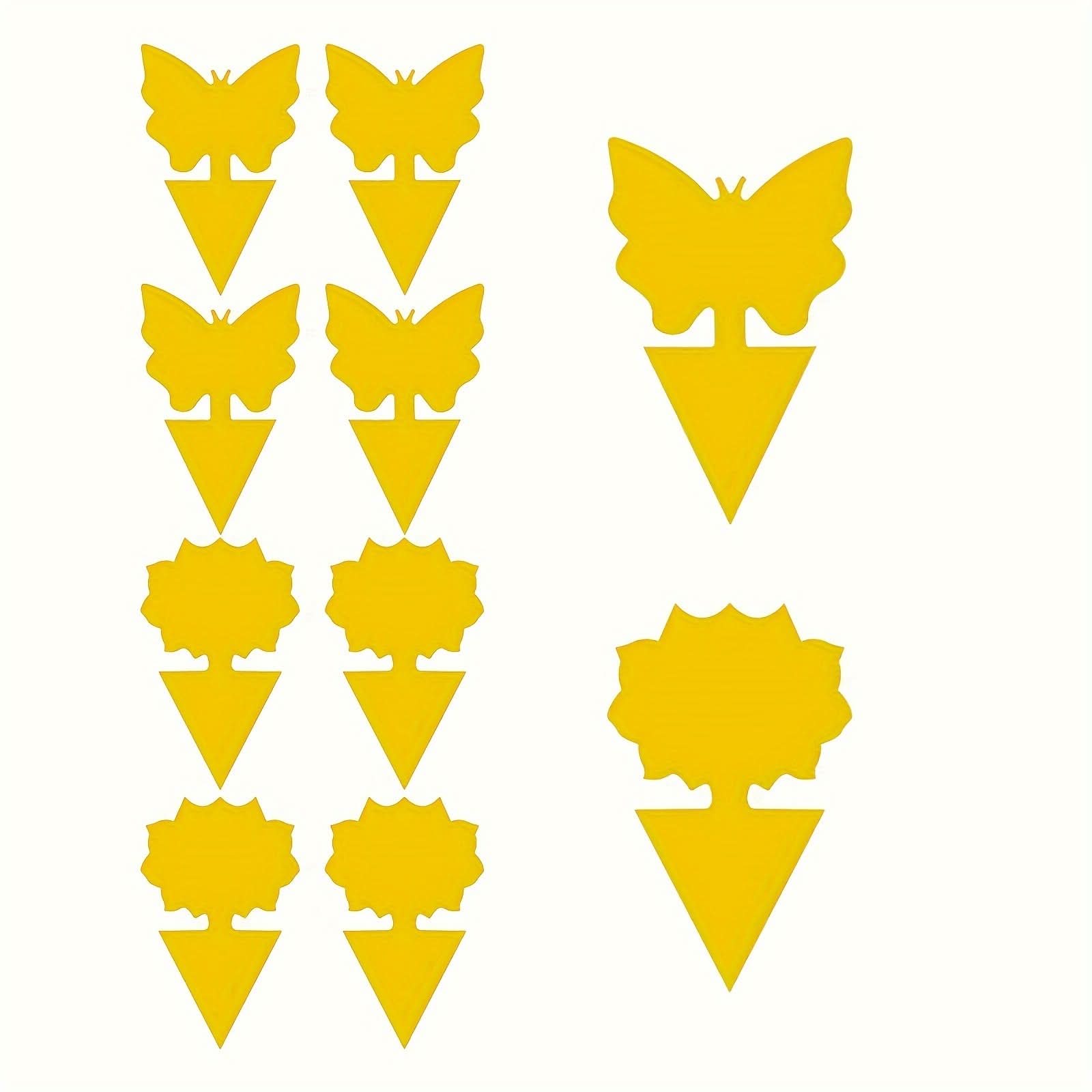 Yellow Plant Traps for Flying Insects and Fungus Gnats
