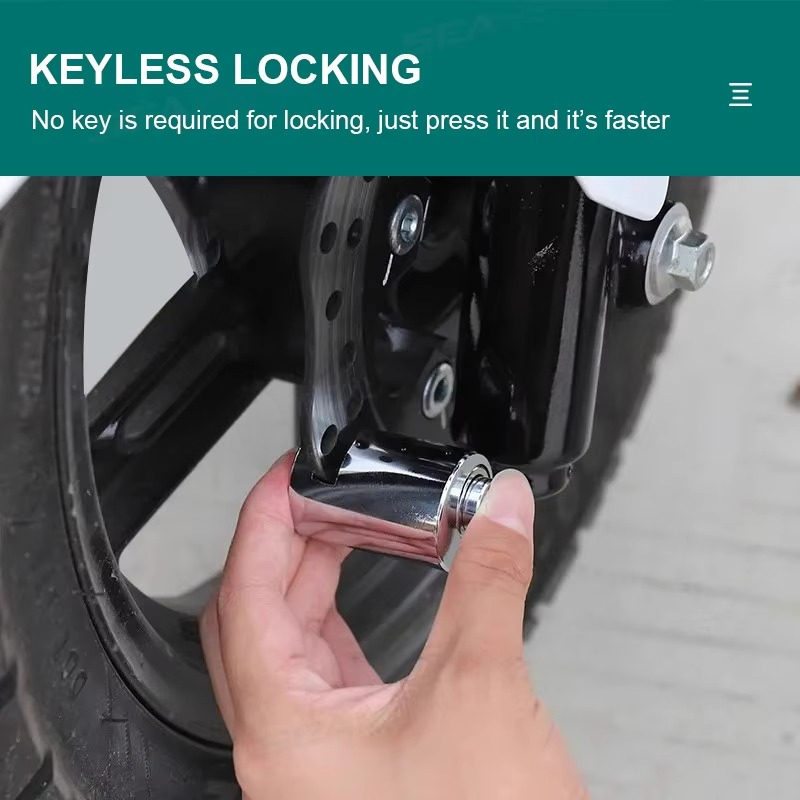 Bicycle and Motorcycle Brake Disc Security Lock