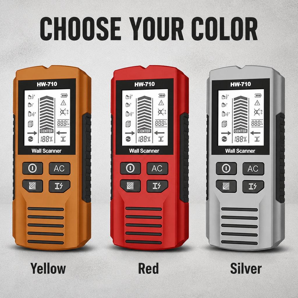 WallSight™ — Locate Studs, Pipes & Live Wires Ahead of Drilling