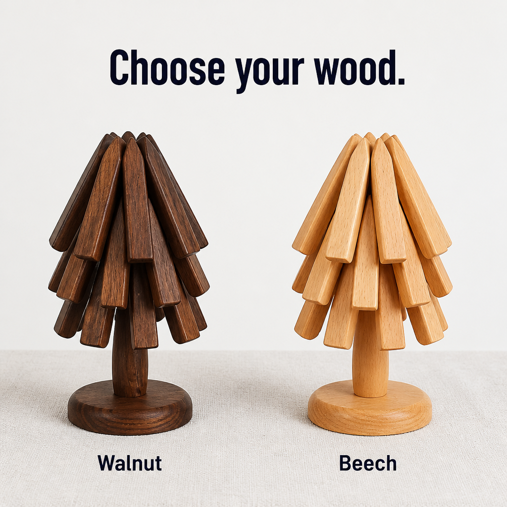 ArboraGuard™ — Protect Your Walnut Table from Heat Damage with a Handcrafted Tree Trivet