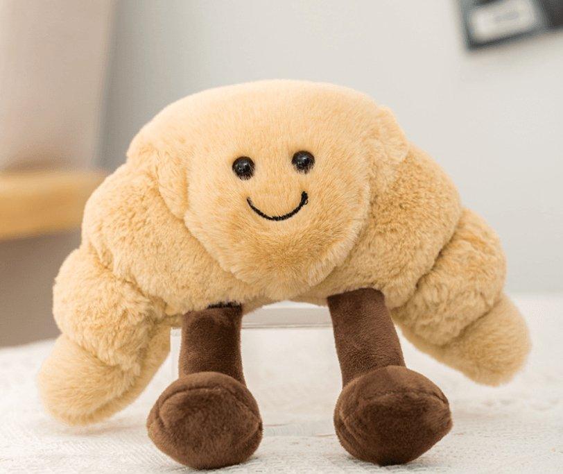 Cute Faces Bakery-Themed Plush Pillow