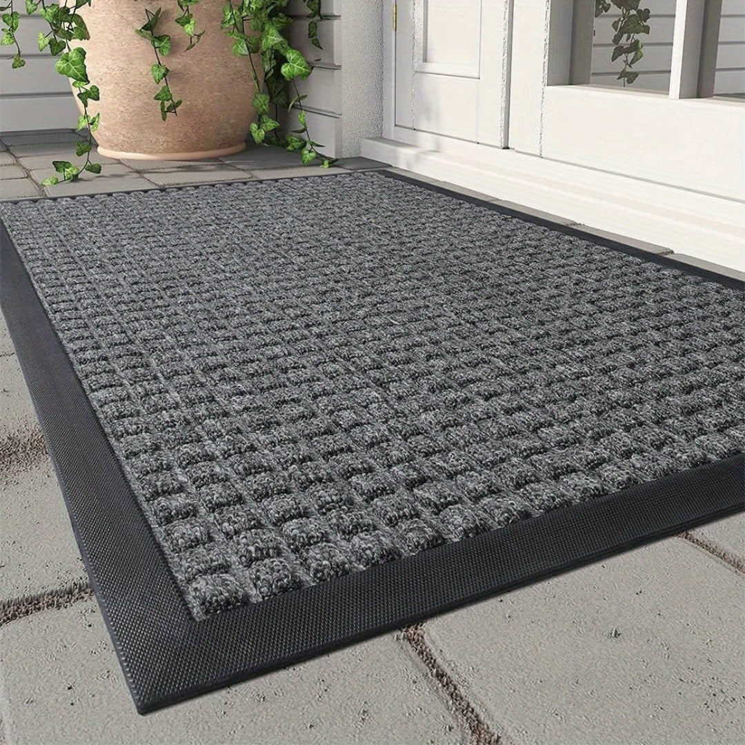 Durable Indoor & Outdoor Entry Mat | Non-Slip Dirt Catcher