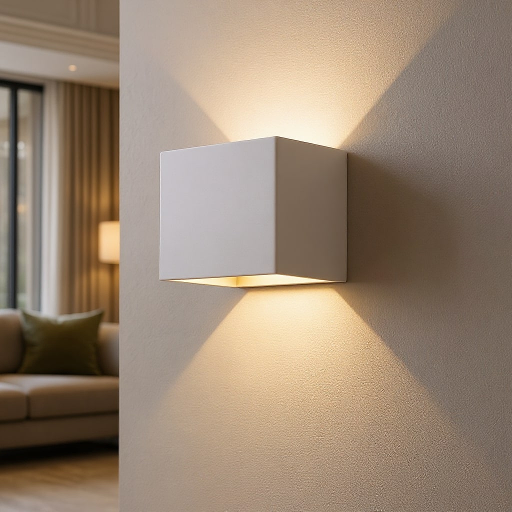 Cordless LED Wall Light with Sensor | Stylish Indoor & Outdoor Lamp