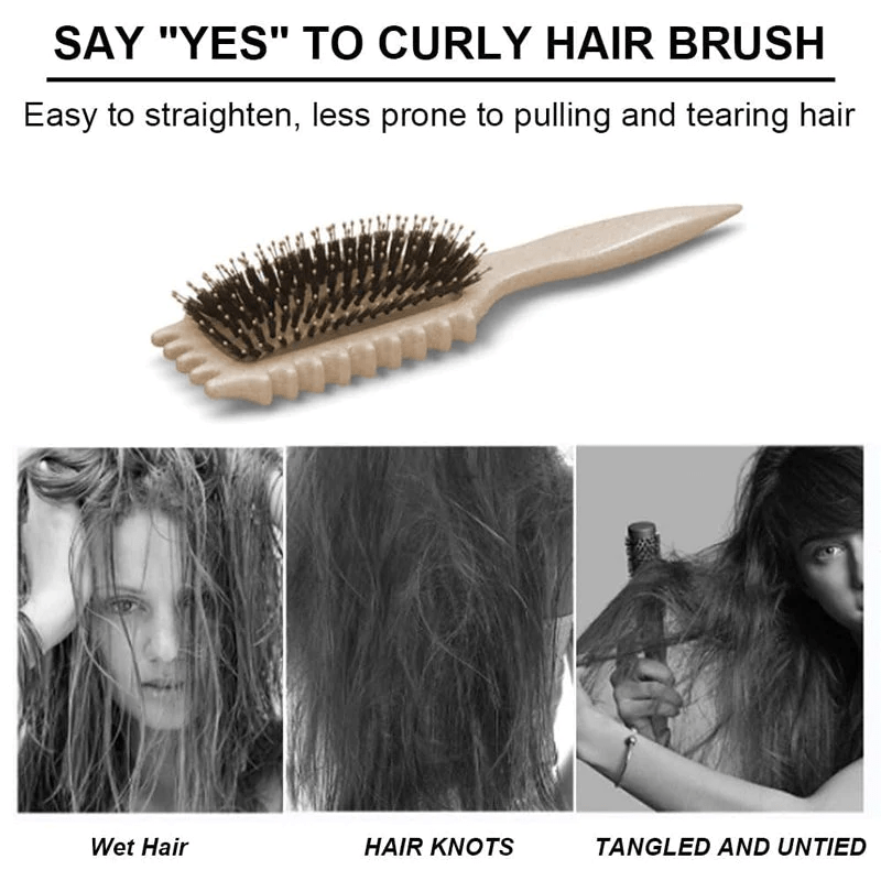 Curl Defining Hairbrush Suitable for Every Hair Type