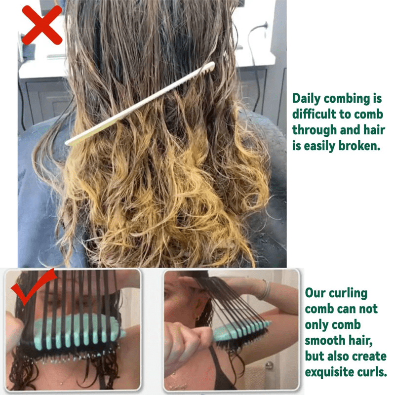 Curl Defining Hairbrush Suitable for Every Hair Type