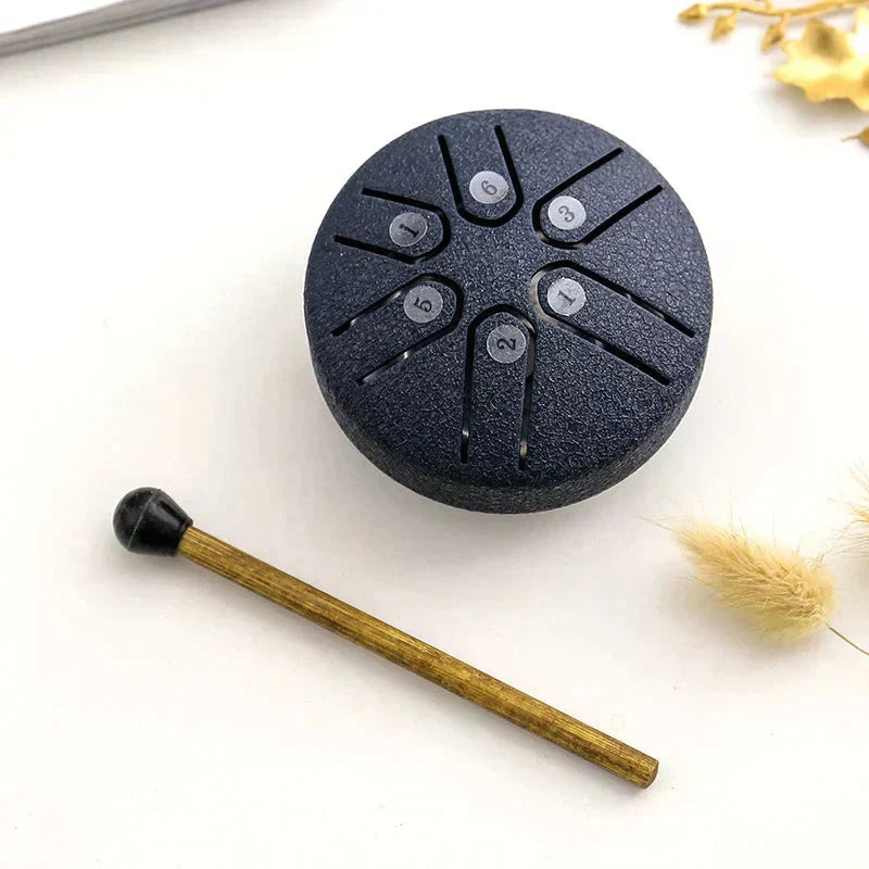 Portable 6-Tone Tongue Drum – Soothing Melodies for Travel