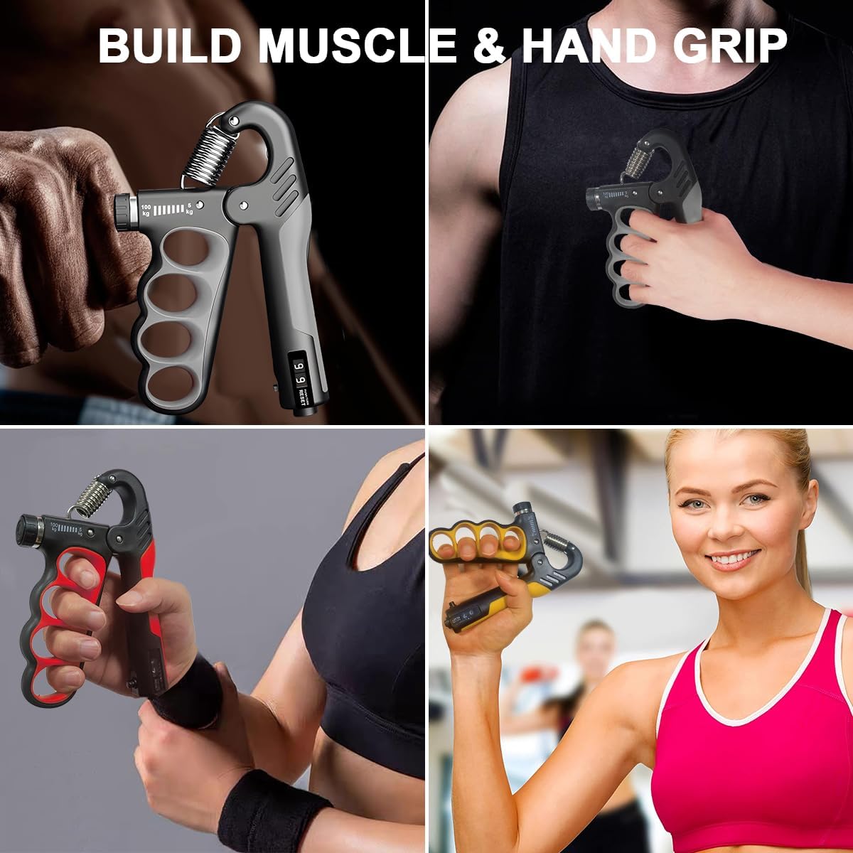 PowerGrip Pro | Adjustable Hand Strengthener Up to 100 kg
