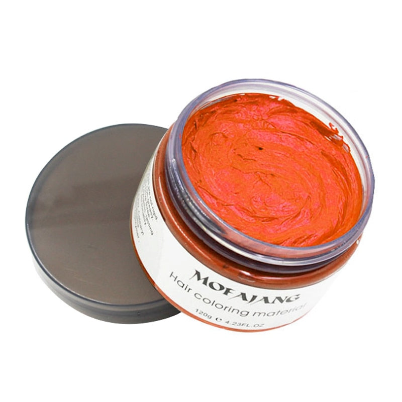 Eco-Friendly Hair Color Wax for Temporary Use – Washable Formula