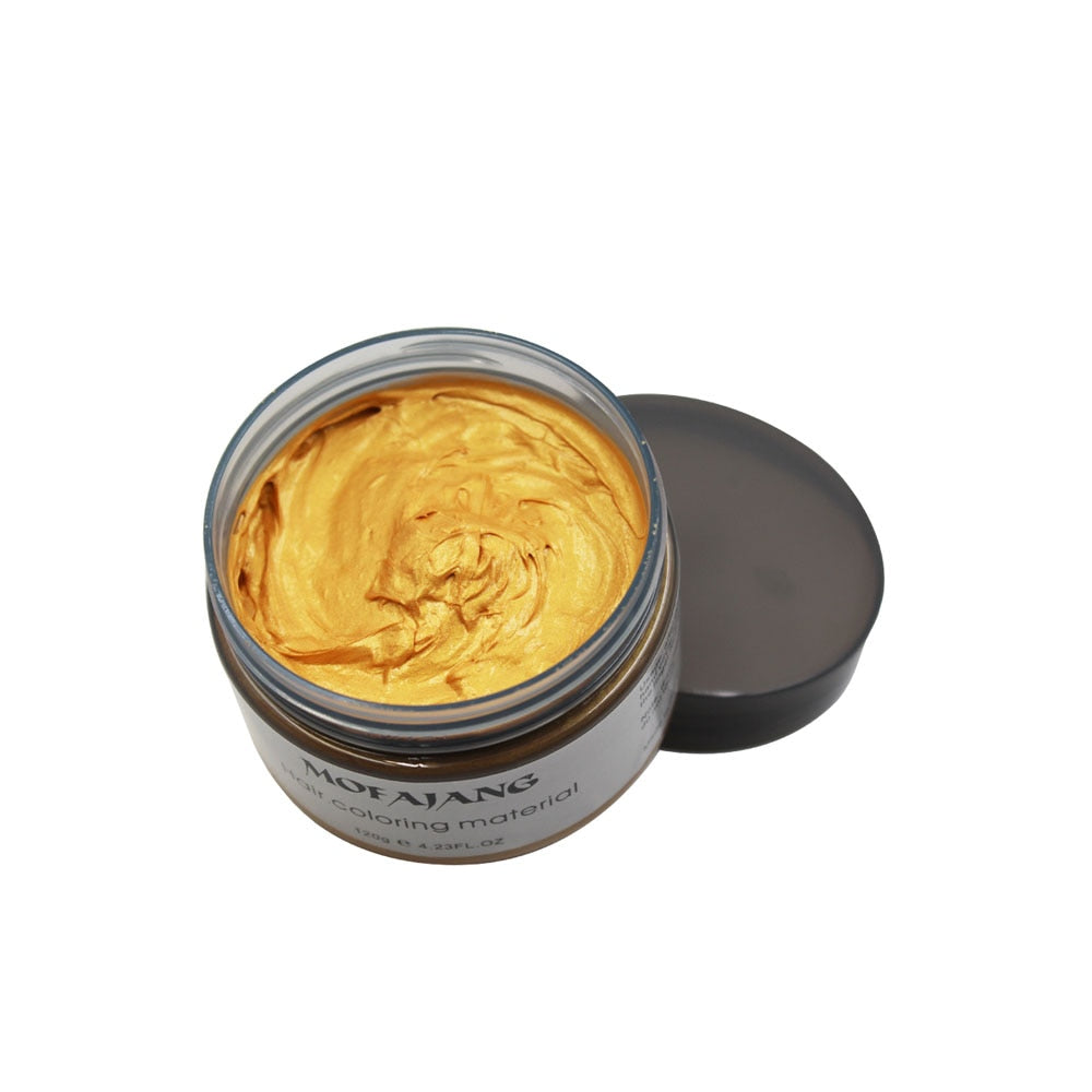 Eco-Friendly Hair Color Wax for Temporary Use – Washable Formula