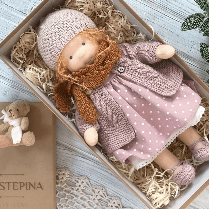 Cozy Winter Companion Doll for Playtime Adventures