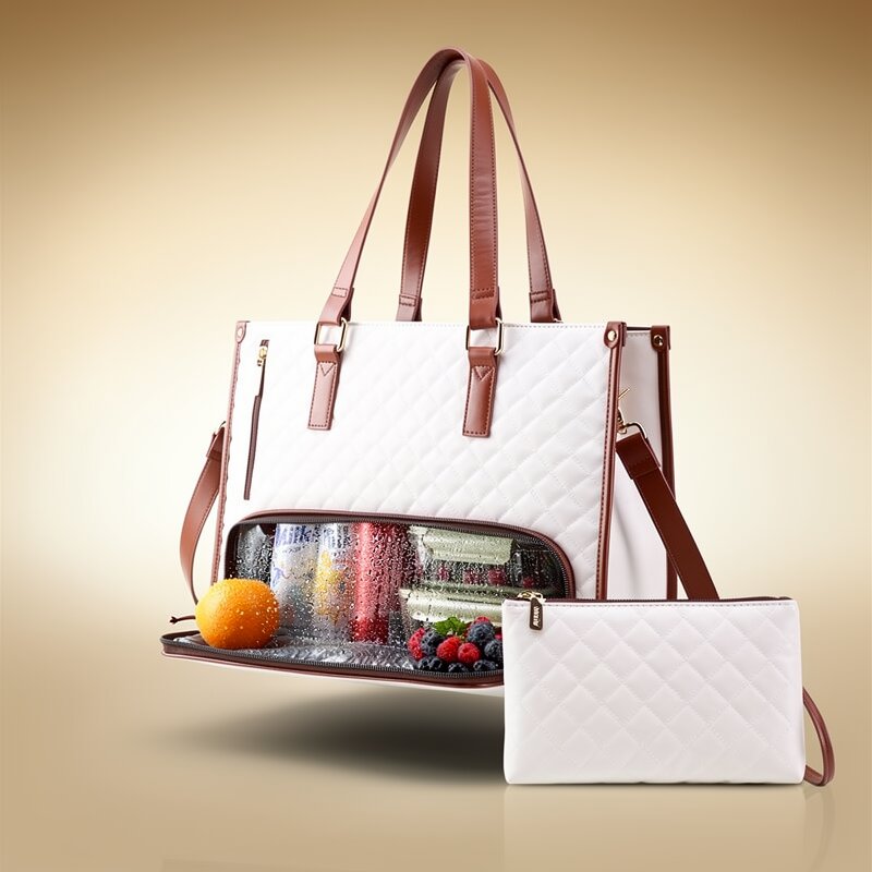 Chic Insulated Tote Bag for Women | Stylish Cooler Bag