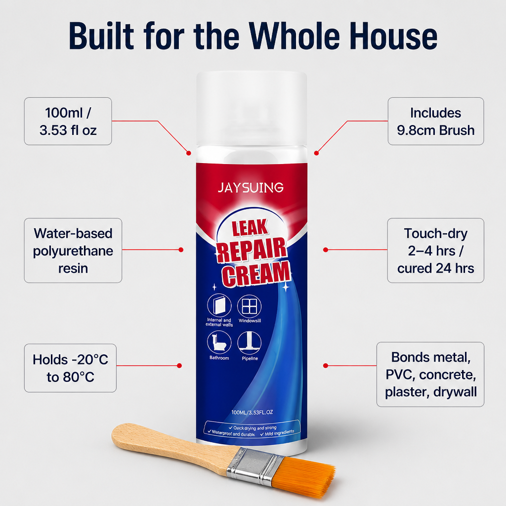 HydraSeal™ — Brush-On Leak Sealer That Stops Drips Before They Spread