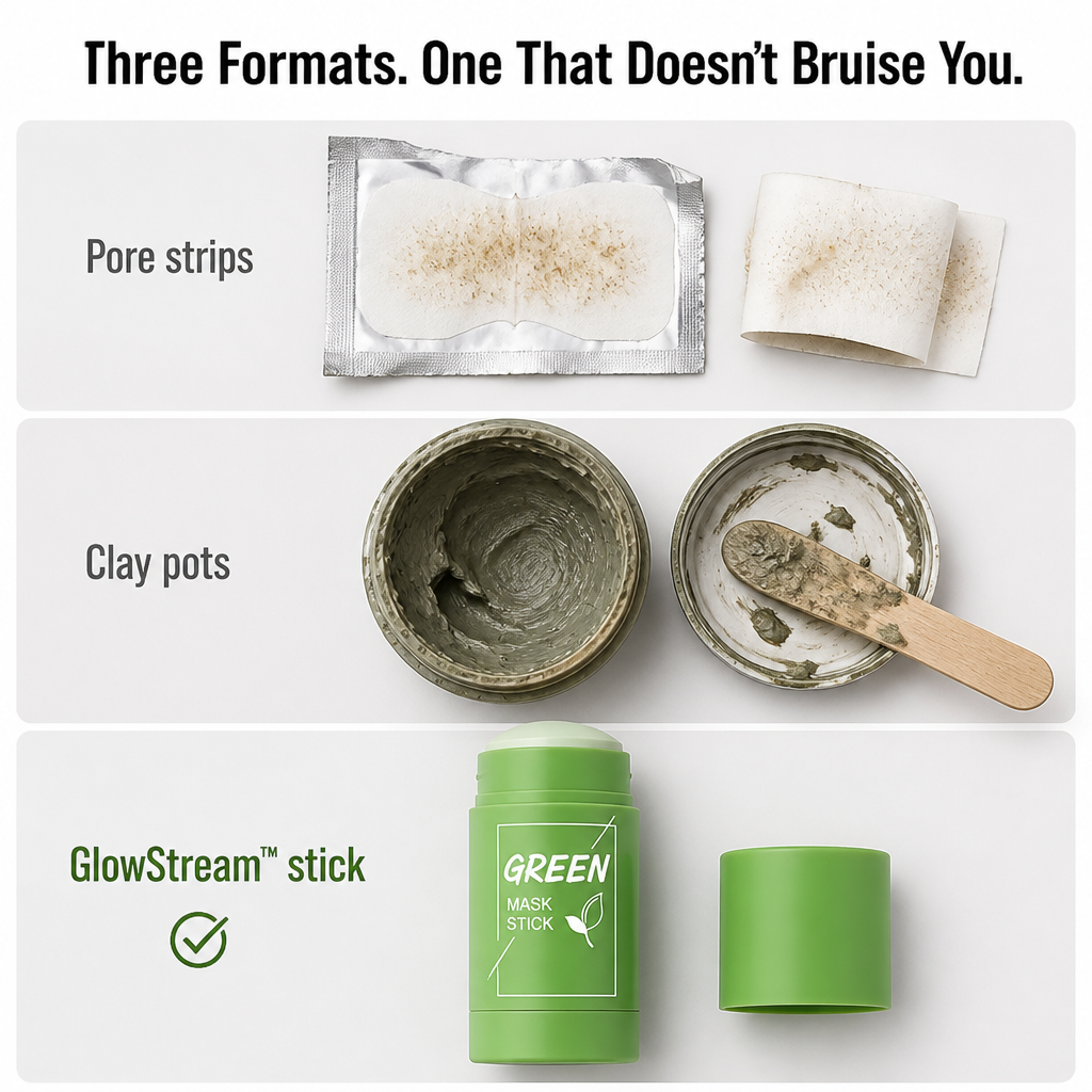GlowStream™ — Twist On a 15-Minute Pore Reset for Combo Skin