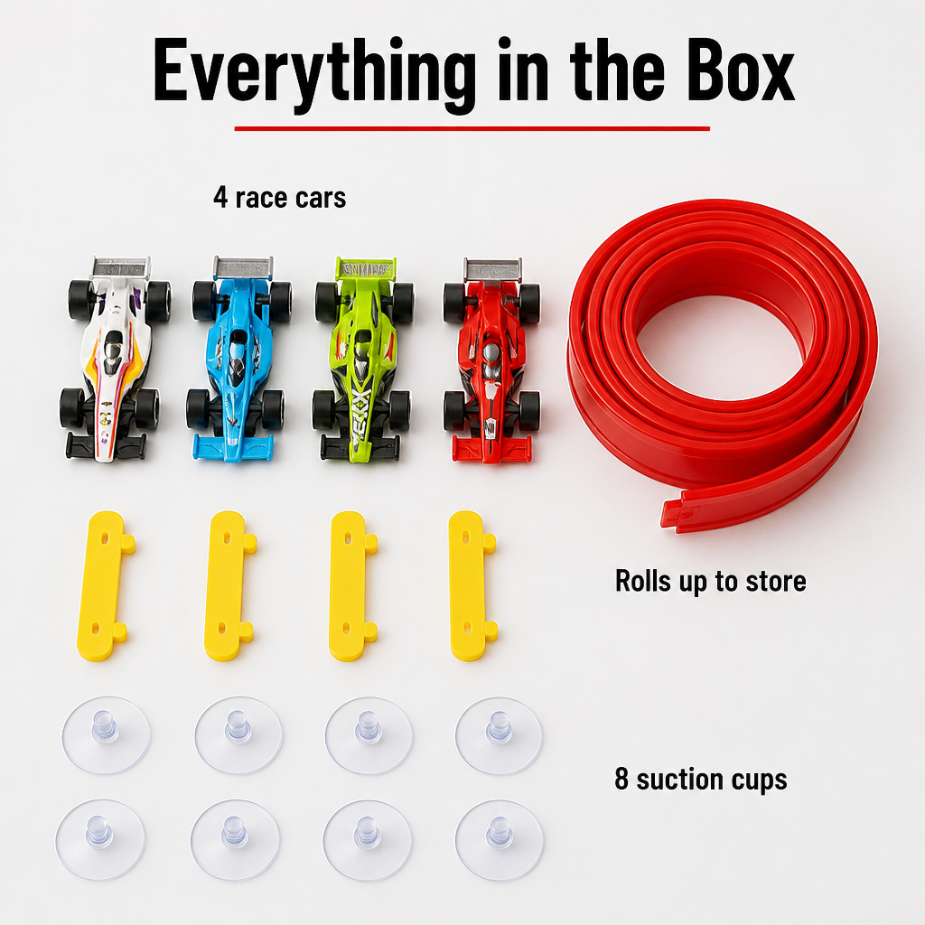 TrackBlaze™ — Bend, Loop & Race a Brand-New Track in Any Room
