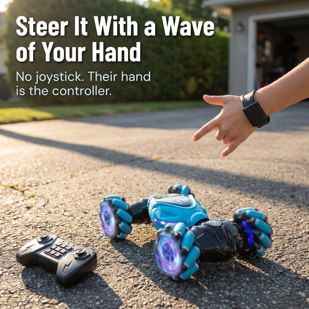Trick Racer™ — Steer Wild Flips and 360° Spins With a Wave of Your Hand | 50% Off