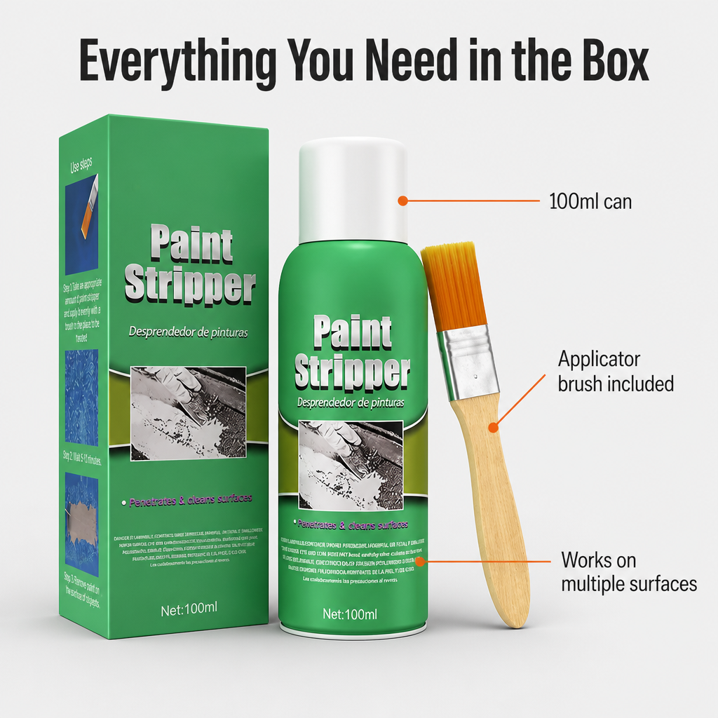 PeelPro™ — Strip Old Paint Off Metal, Wood & Car Panels in Minutes | Brush Included