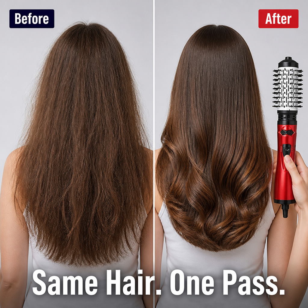 LuxeCurl™ — Style Volume and Curls Hands-Free With Two Swappable Barrels