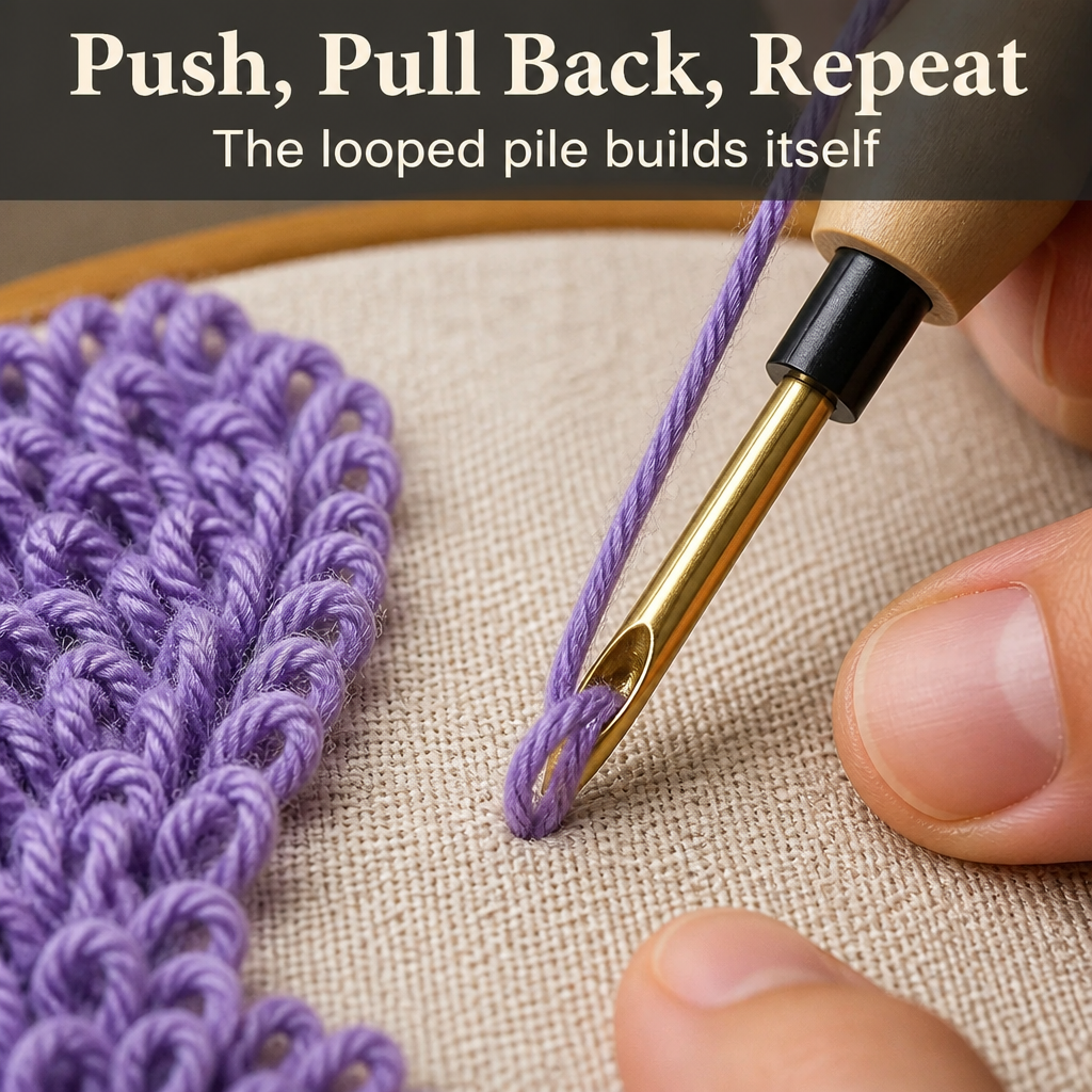 StitchMaster Pro™ — Punch Soft, Loopy Embroidery That Holds in Half the Time