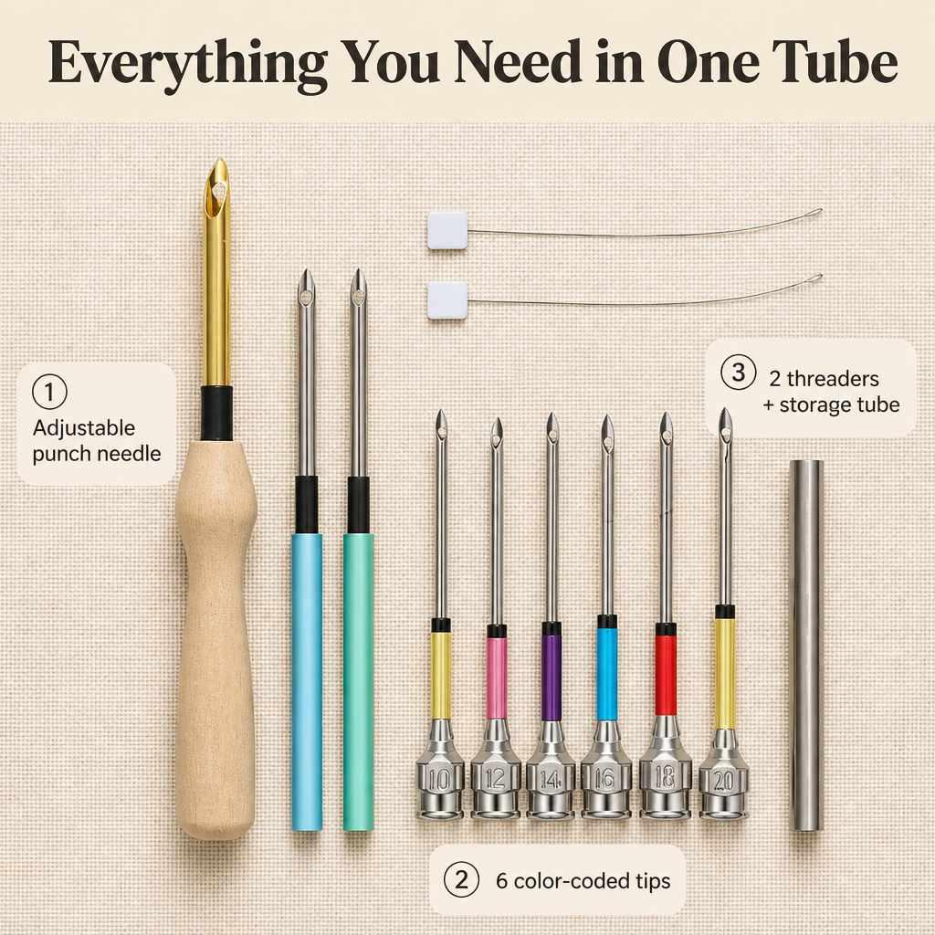 StitchMaster Pro™ — Punch Soft, Loopy Embroidery That Holds in Half the Time