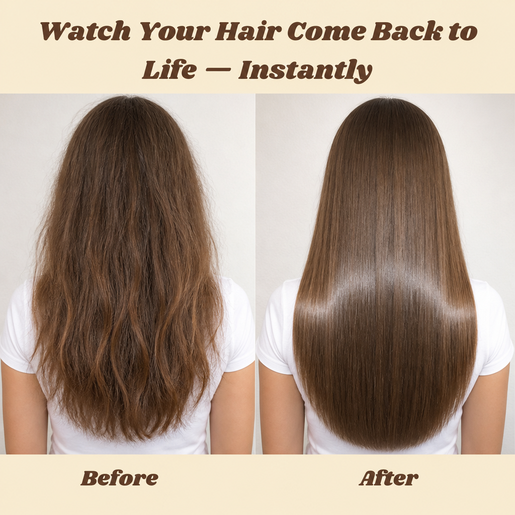 SilkShine™ — Bring Dry, Damaged Hair Back to Life by Your First Rinse