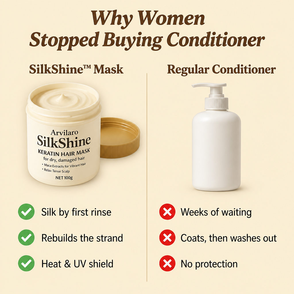 SilkShine™ — Bring Dry, Damaged Hair Back to Life by Your First Rinse