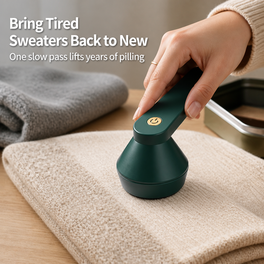 EdgeSheen™ — Shave Years of Pilling Off Your Favorite Sweaters in Minutes