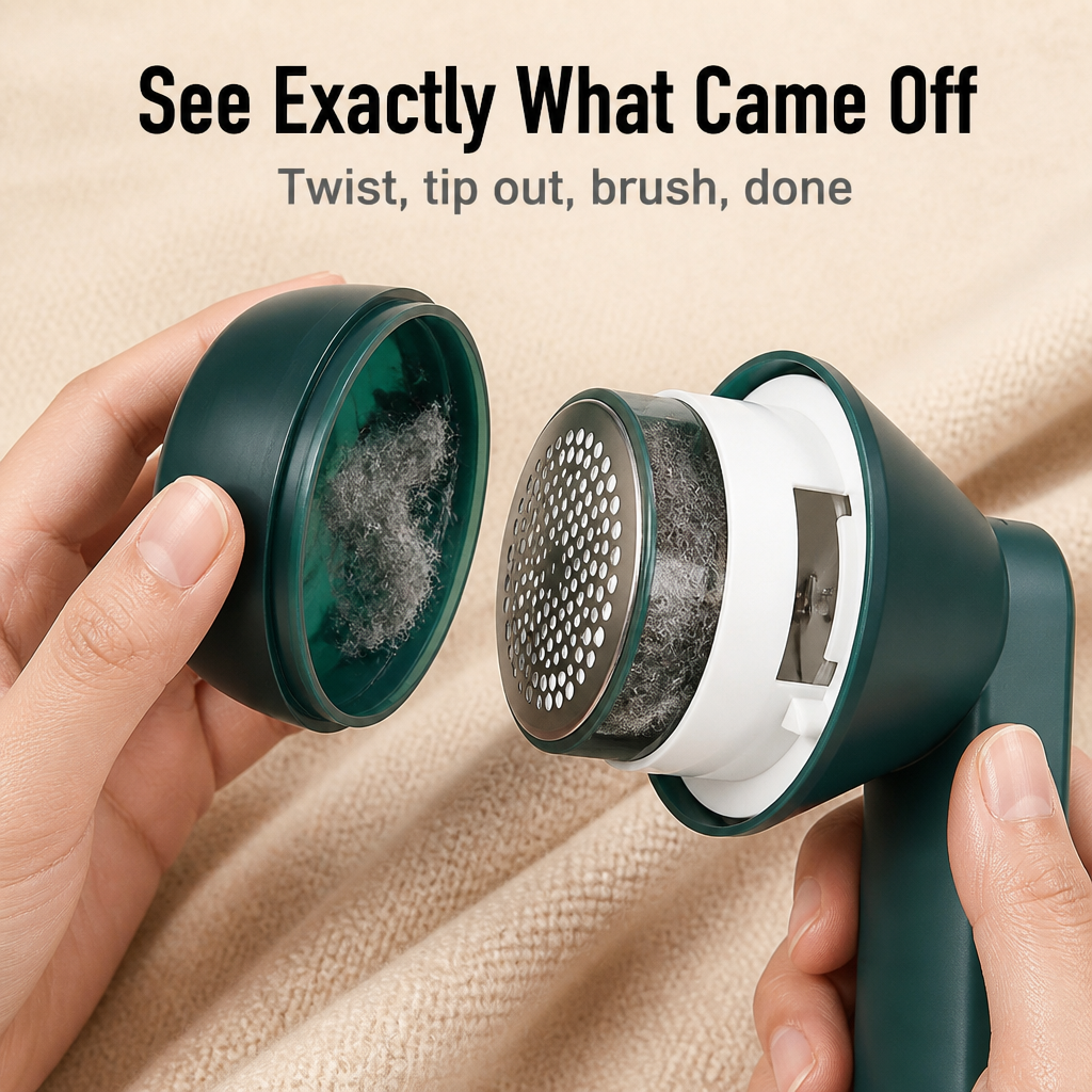 EdgeSheen™ — Shave Years of Pilling Off Your Favorite Sweaters in Minutes