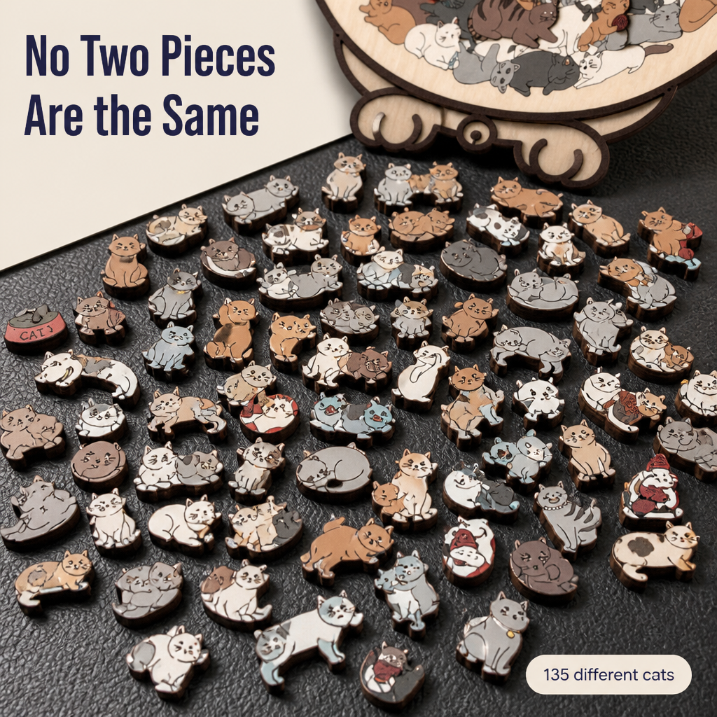 LunaPurr™ — Build a Pile of Tiny Cats Into Calm, Wall-Ready Art
