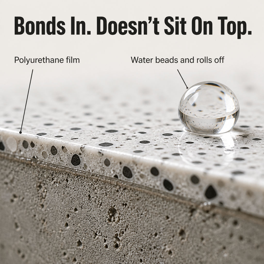 TitanStone™ — Seal Cracked Surfaces in One Coat With a Waterproof Stone Finish