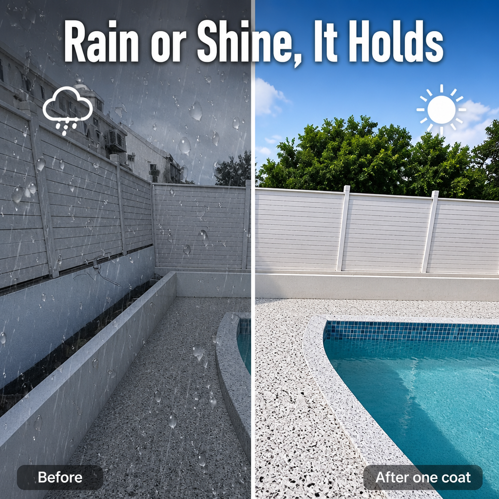 TitanStone™ — Seal Cracked Surfaces in One Coat With a Waterproof Stone Finish