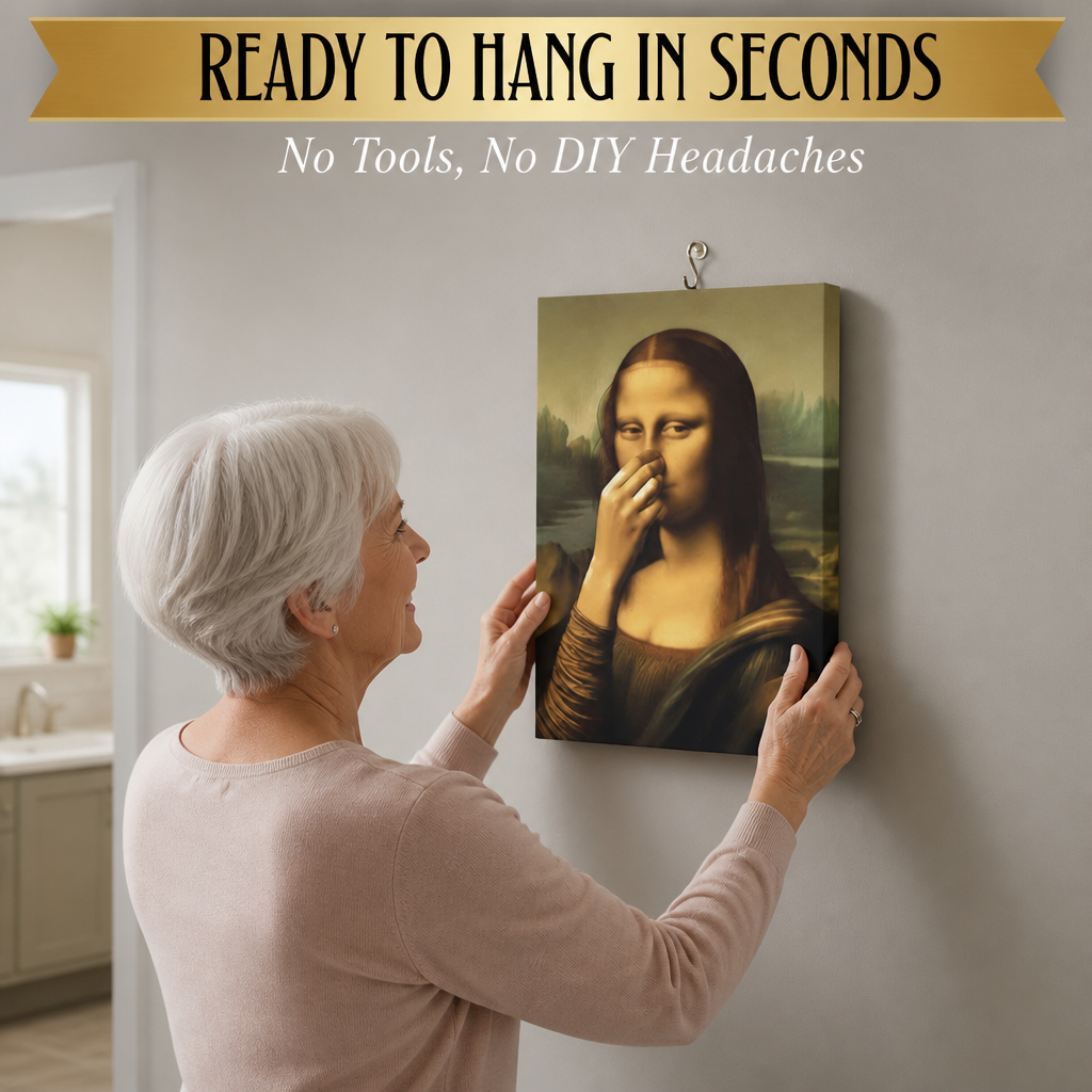 LumiLuxe™ Bathroom Canvas — Turn Your Powder Room Into the Funniest Room in the House
